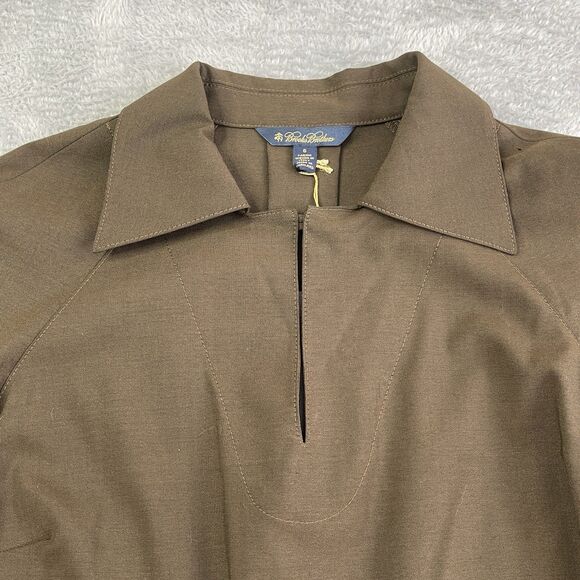 Brooks Brothers Women’s Split Hem Tunic Olive Green Size‎ 6 Lagenlook Boho Chic - Picture 3 of 16